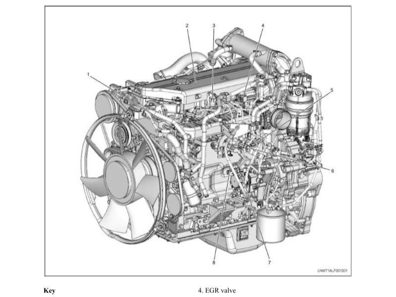 Isuzu NPR Fire truck 4HK1 engine repair manual