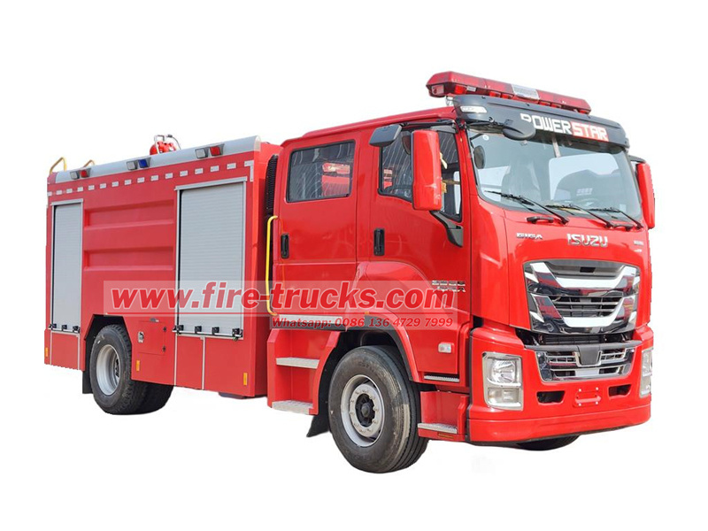 Isuzu GIGA 4X2 6CBM FOAM WATER FIRE TRUCK USER'S MANUAL