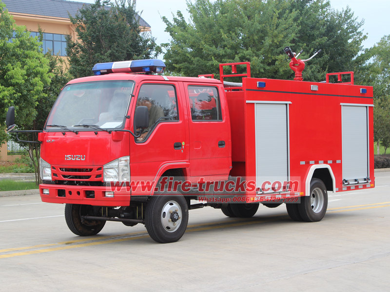 Custom ISUZU 4x4 Fire Truck is Successfully Exported to UAE