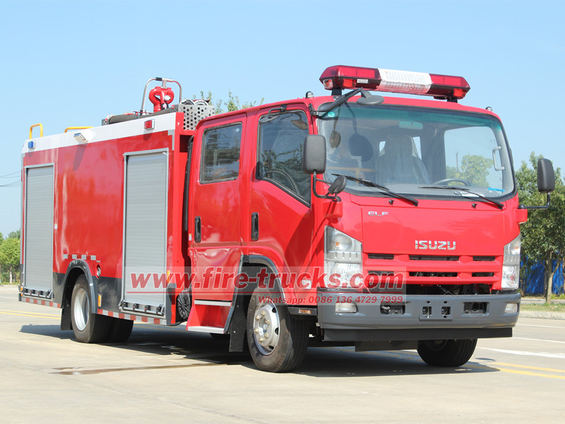 ISUZU Foam Fire Truck: Operation & Troubleshooting Guide